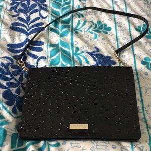Black Kate Spade shoulder bag/clutch
